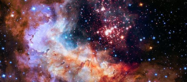 NASA, Hubble'ın 25'inci yılı anısına Westerlund 2 adı verilen yıldız kümesinin görüntülerini yayımladı. - Sputnik Türkiye
