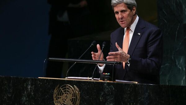 ABD Dışişleri Bakanı John Kerry, BM Genel Kurulu'na hitap etti. - Sputnik Türkiye