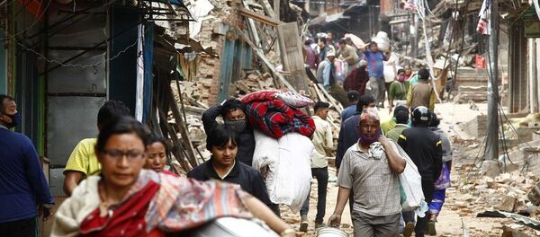 Nepal'deki deprem Nepal'deki deprem - Sputnik Türkiye