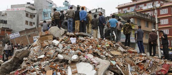 Nepal'deki deprem Nepal'deki deprem - Sputnik Türkiye