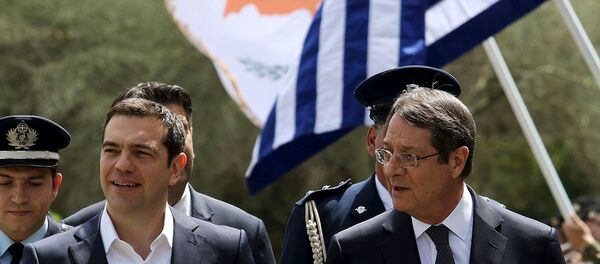 Nikos Anastasiadis & Aleksis Çipras Nikos Anastasiadis & Aleksis Çipras - Sputnik Türkiye