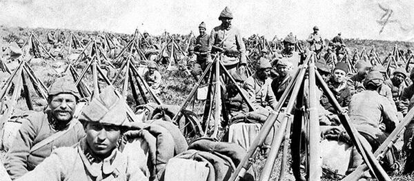 Birinci Dünya Savaşı'nda türk askerleri - Sputnik Türkiye