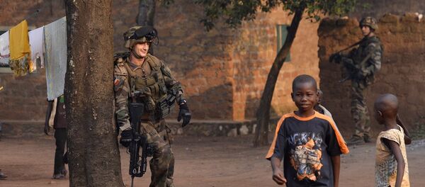 Orta Afrika - Fransız askeri - Sputnik Türkiye