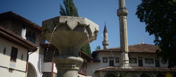 Bahçesaray'daki Büyük Kaan Camii Bahçesaray'daki Büyük Kaan Camii - Sputnik Türkiye