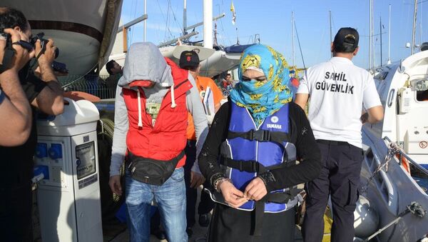 Bodrum'da 60 kaçak yakalandı - Sputnik Türkiye