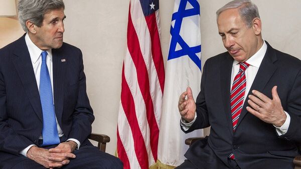 ABD Dışişleri Bakanı John Kerry ve İsrail Başbakanı Benyamin Netanyahu - Sputnik Türkiye