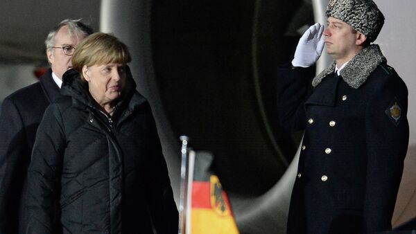 Angela Merkel, Moskova'da - Sputnik Türkiye