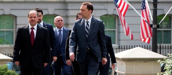 IKBY Başkanı Mesud Barzani ABD'de - Sputnik Türkiye