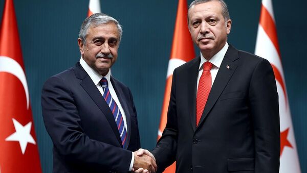 Recep Tayyip Erdoğan & Mustafa Akıncı - Sputnik Türkiye