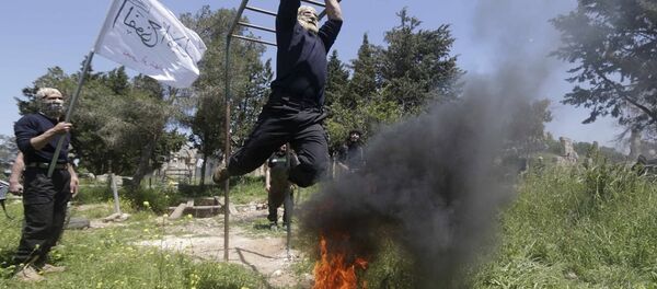 Özgür Suriye Ordusu'na bağlı (ÖSO) Birinci Alay’ın Halep’teki askeri eğitimleri. Özgür Suriye Ordusu'na bağlı (ÖSO) Birinci Alay’ın Halep’teki askeri eğitimleri. - Sputnik Türkiye