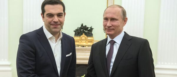 Vladimir Putin & Aleksis Çipras - Sputnik Türkiye