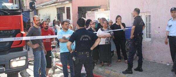 Hatay Suriyeli aile yangın - Sputnik Türkiye