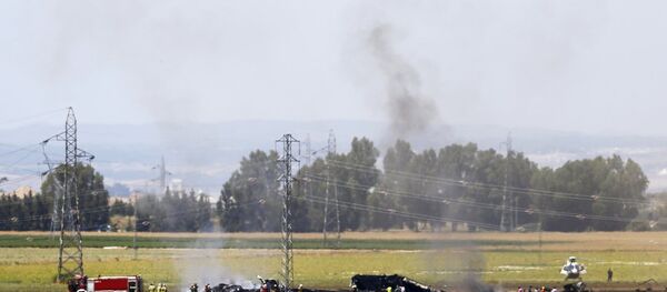 İspanya-uçak kazası - Sputnik Türkiye