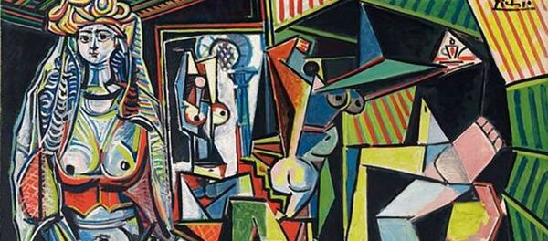Pablo Picasso’nun ‘Les femmes d'Alger, Version O’ (Cezayirli Kadınlar, Versiyon O) adlı tablosu - Sputnik Türkiye