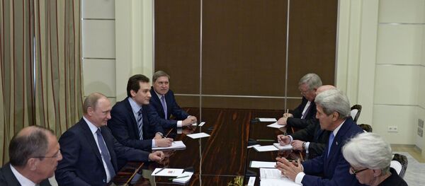 Vladimir Putin & John Kerry - Sputnik Türkiye