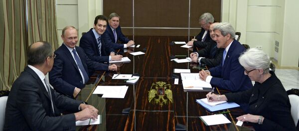 Vladimir Putin - John Kerry Vladimir Putin - John Kerry - Sputnik Türkiye