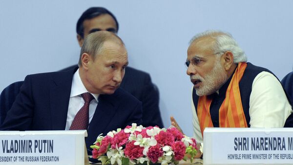 Hindistan Başbakanı Narendra Modi ve Rusya Devlet Başkanı Vladimir Putin - Sputnik Türkiye