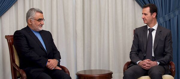 Beşar Esad & Ali Burucerdi - Sputnik Türkiye
