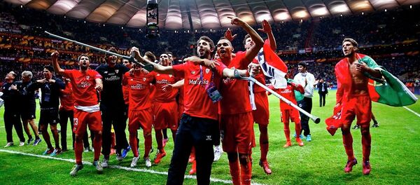 UEFA Avrupa Ligi'nin şampiyonu Sevilla oldu. - Sputnik Türkiye