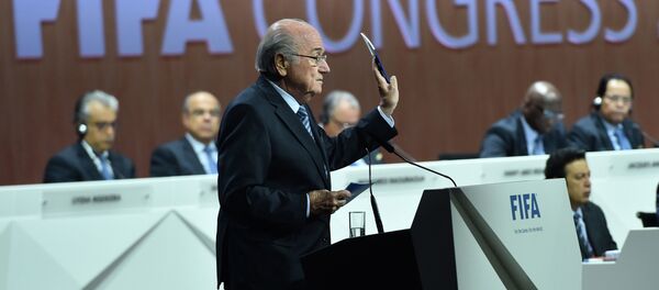 FIFA Başkanı Sepp Blatter FIFA Başkanı Sepp Blatter - Sputnik Türkiye