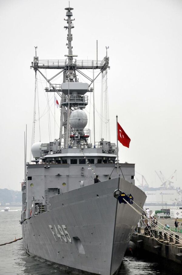TCG Gediz, Japonya’daki görevini tamamladıktan sonra 9 Haziran’da Türkiye’ye dönmek üzere ülkeden ayrılacak. - Sputnik Türkiye