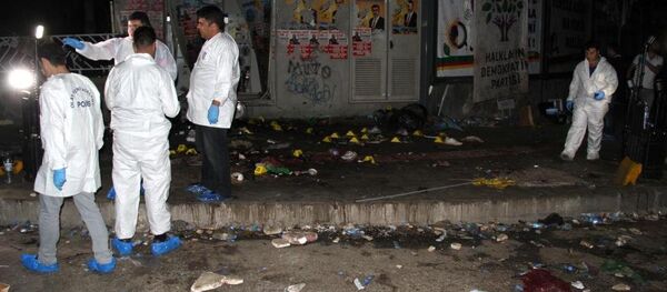 Diyarbakır HDP miting patlama - Sputnik Türkiye