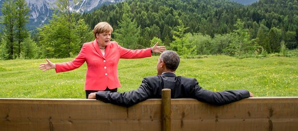 Angela Merkel ve Barack Obama - Sputnik Türkiye