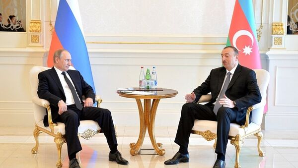 Vladimir Putin-İlham Aliyev - Sputnik Türkiye