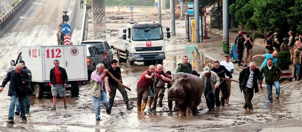Gürcistan Tiflis sel - Sputnik Türkiye