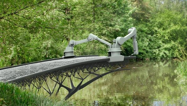 3D yazıcılar Amsterdam'da köprü inşa edecek - Sputnik Türkiye