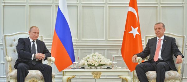 Rusya Devlet Başkanı Vladimir Putin ve Cumhurbaşkanı Recep Tayyip Erdoğan - Sputnik Türkiye