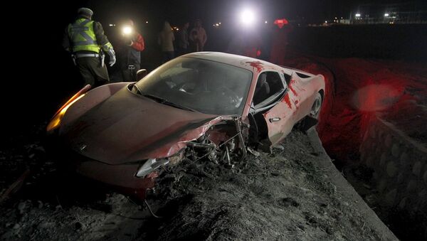 Ferrarisi parçalanan Arturo Vidal tutuklandı - Sputnik Türkiye