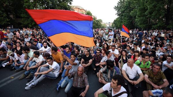 Ermenistan protesto - Sputnik Türkiye