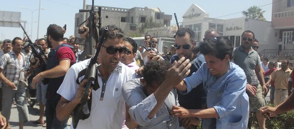 Tunus'ta turistik bölgeye saldırı - Sputnik Türkiye