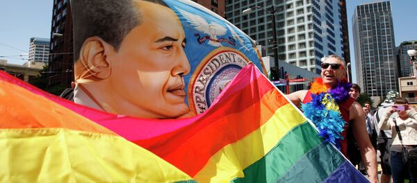 Seattle'da LGBT yürüyüşü - Sputnik Türkiye