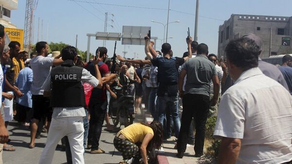 Tunus'ta plajda saldırı - Sputnik Türkiye