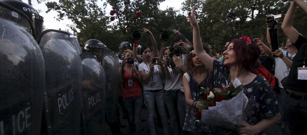 Ermenistan'daki elektrik zammı protestoları - Sputnik Türkiye