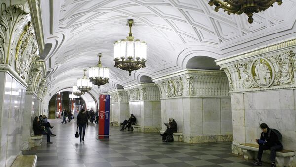 Moskova'daki Prospekt Mira metro istasyonu - Sputnik Türkiye