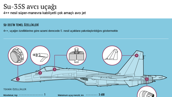 Su-35S avcı uçağı - Sputnik Türkiye