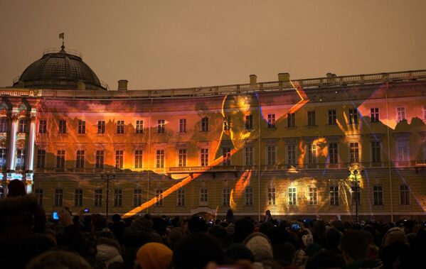Ermitaj Müzesi'nin 250. kuruluş yıldönümü içi St.Petersburg'da yapılan kutlamalar - Sputnik Türkiye