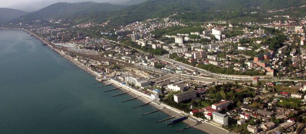 Soçi uçaktan manzarası - Sputnik Türkiye