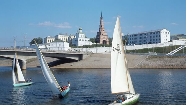 Volga nehir'den Kazan manzarası - Sputnik Türkiye