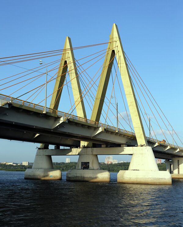 Kazan'daki Millenium köprüsü - Sputnik Türkiye