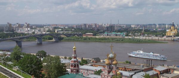 Nijniy Novgorod'da Oka nehri manzarası - Sputnik Türkiye