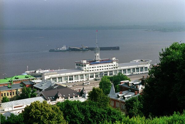 Nijniy Novgorod'da Volga nehri manzarası - Sputnik Türkiye