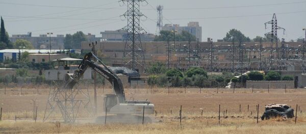 Suriye sınırında hendek - Sputnik Türkiye