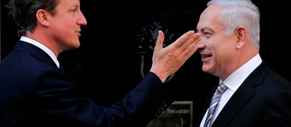 İngiltere Başbakanı David Cameron - İsrail Başbakanı Benyamin Netanyahu - Sputnik Türkiye
