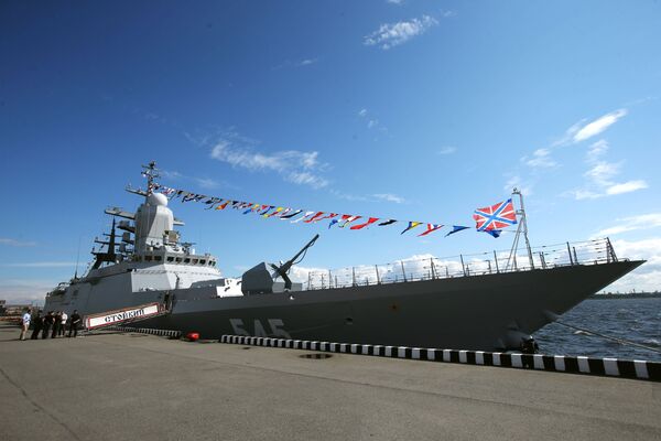 Stoykiy korveti, Sankt-Petersburg Uluslararası Denizcilik Savunma Fuarı’nda - Sputnik Türkiye