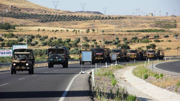 Suriye sınırı askeri hareketlilik - Sputnik Türkiye