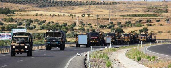 Suriye sınırı askeri hareketlilik - Sputnik Türkiye